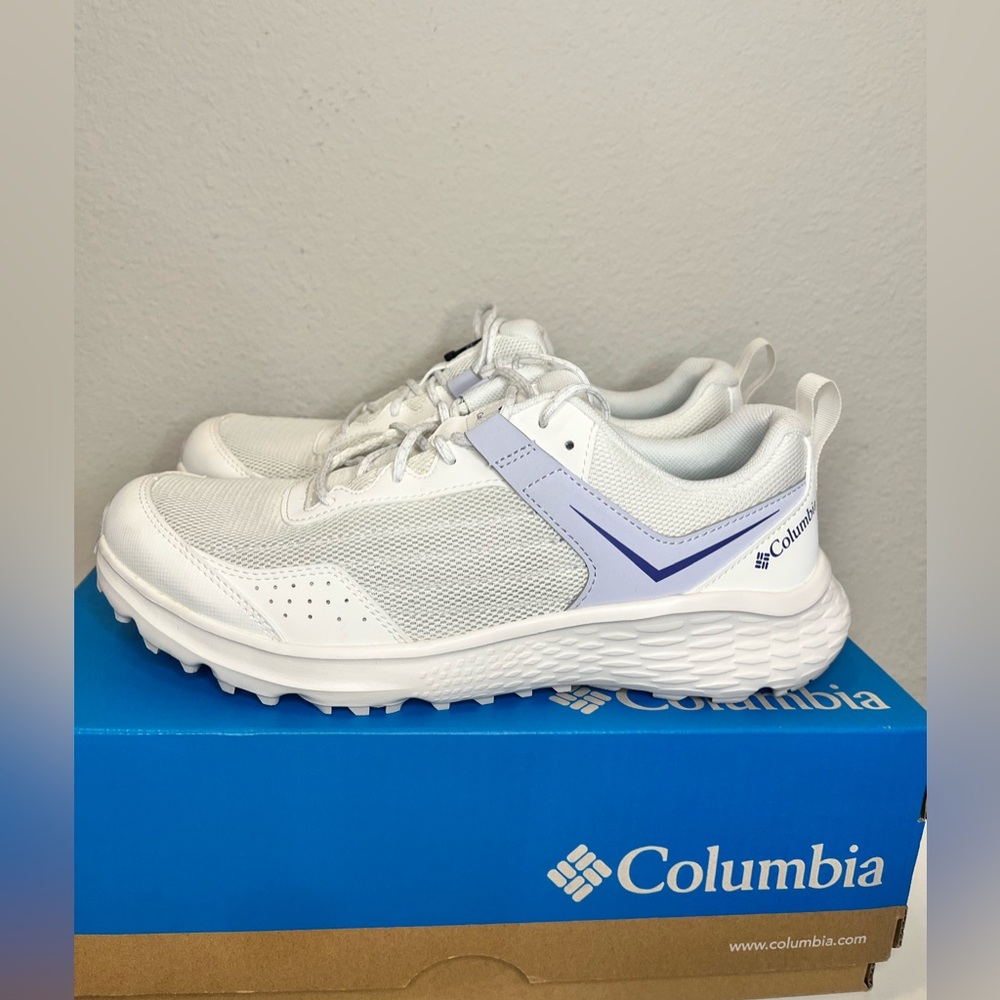 Columbia White and Lavender Athletic Shoes US 10